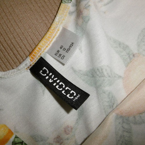 H&M dress with lemons new, size 40/L mini