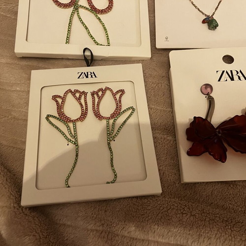 Zara necklace and earrings new
