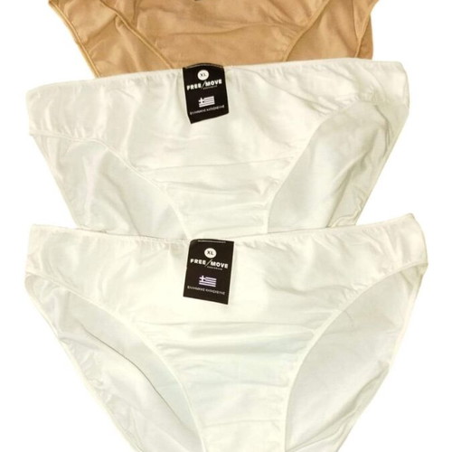 Women’s slip pack of 3 XL new, white and beige