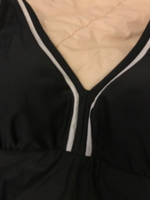 Esmara swimsuit top No48 black with white stripe like new