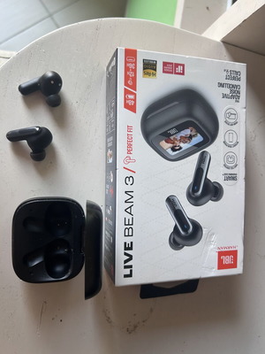 JBL Live Beam 3 earbuds like new with few hours of use