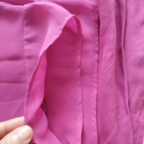 Terranova short-sleeve top fuchsia like new with transparent detail