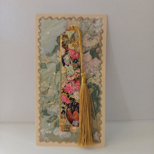 Van Gogh Pink Roses Bookmark new