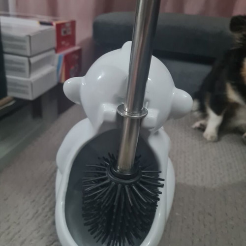 Wenko Monkey Quiet ceramic toilet brush new