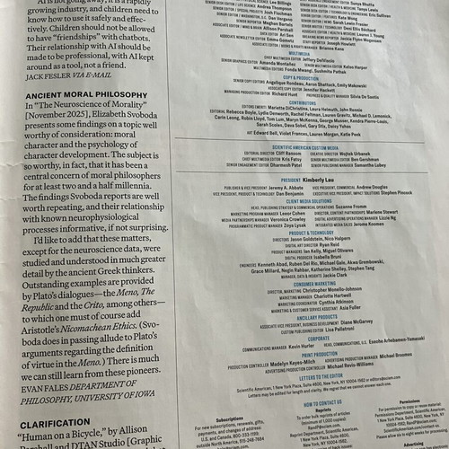 Scientific American April 2026 magazine like new
