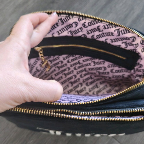 Juicy Couture makeup bag new black