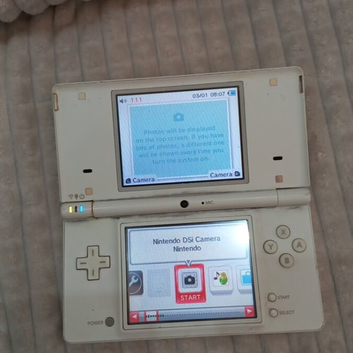 Nintendo DS used with original charger, no stylus