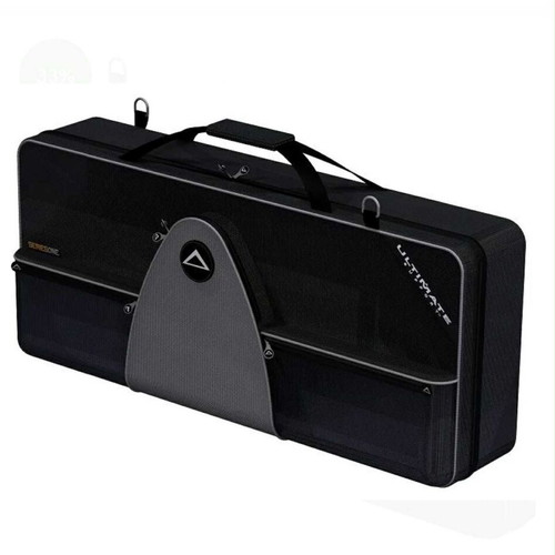 Kord PA 80 keyboard used with Ultimate Support case and Proel stand