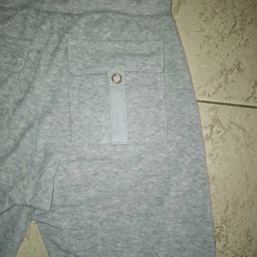 SugarFree tracksuit gray size S like new terry fabric