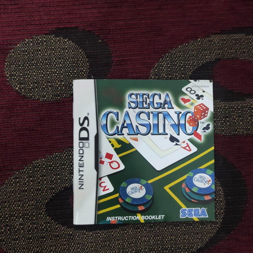 Sega Casino Nintendo DS used with manual and cover