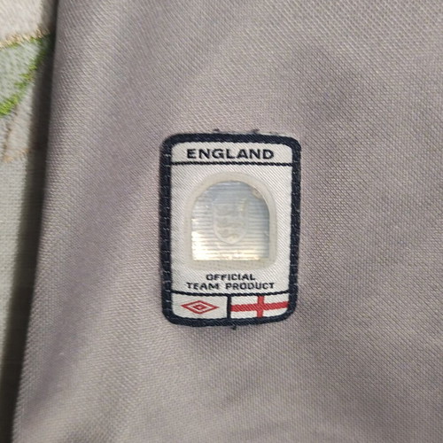 Umbro England FA Premier Pro vintage training jersey, grey-red, men's XL 44/46