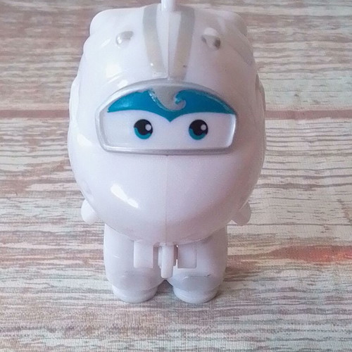 Super Wings Transforming Astra figure used, height 7 cm