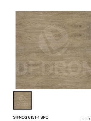 SPC flooring Sifnos 6151-1 with vinyl, new, pack of 6 boxes