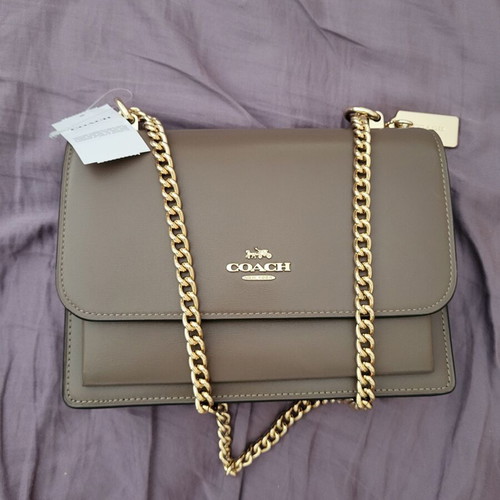 Coach Klare Dark Stone crossbody bag new, gray beige