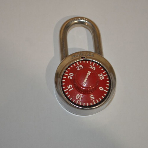 Master Lock padlock with safe-type lock new