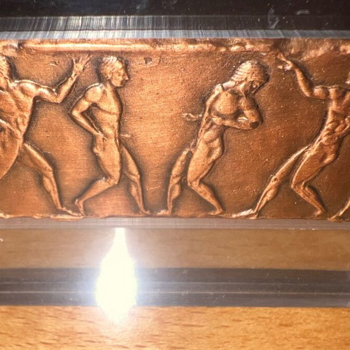 Bronze Sports Medal Limited Edition 1982 in Plexiglass 10x6cm New