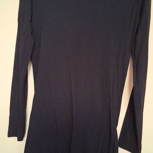 Anel blouse one size black like new, hip length
