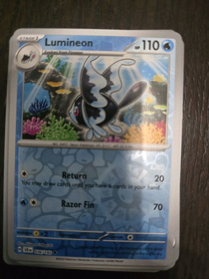 Lumineon Pokemon card new