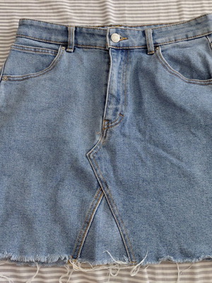 Φούστα denim Pull & Bear σαν καινούργιο, μπλε, μέγεθος M