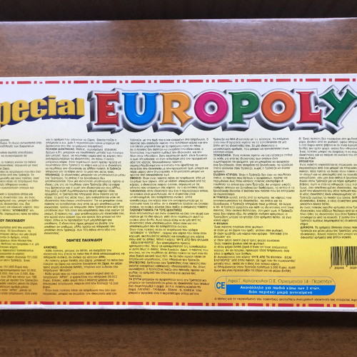 Europoly vintage 2000 board game used