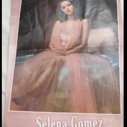Double-sided Selena Gomez and Stranger Things poster like new