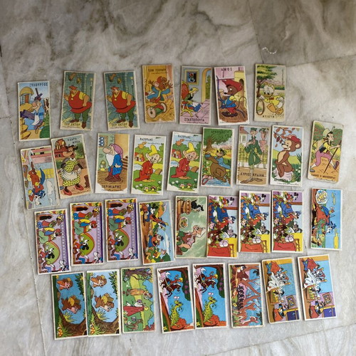 Disney Melo stickers used, second edition, pack of 33