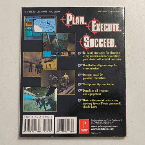 Strategy Guide Tom Clancy's Rainbow Six like new, English