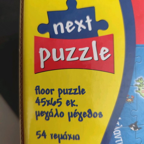 Europe Map Puzzle 54 pieces like new