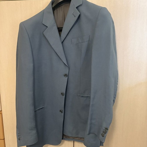Glou Collection men's jacket like new, ciel gray-blue, size Large EU 50-52