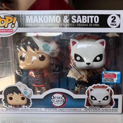 Funko Pop Demon Slayer Sabito & Makomo new set