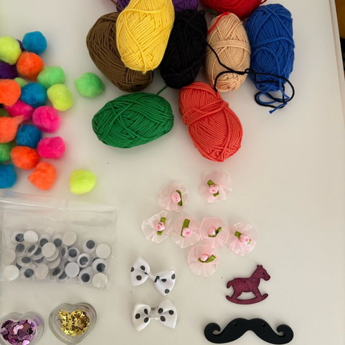 Craft supplies new, unused