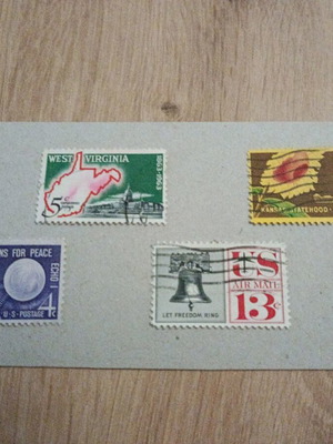 Usa stamps used, set of 4 pieces