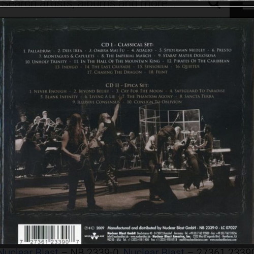 Epica The Classical Conspiracy CD near mint, live in Miskolc
