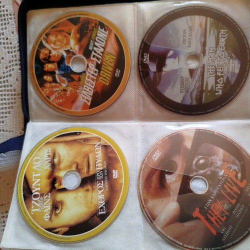 Collection of 72 DVD Western and action movies like new with case