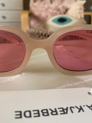A.Kjaerbede BOB Peach sunglasses, pink peach frame and lenses