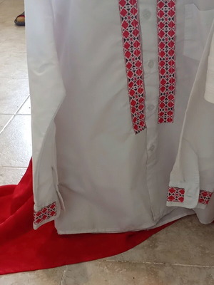 Cotton shirts new, lot of 2 with folk motifs, men's and women's