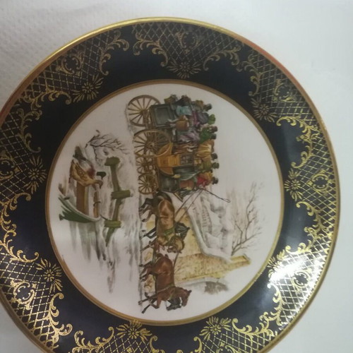 Chokin collection plate like new, English Royal Falcon plate, 2 Chinese sauce plates