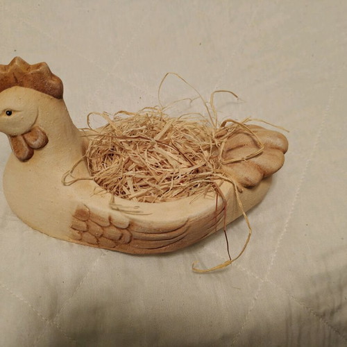 Ceramic decorative hen new, unused