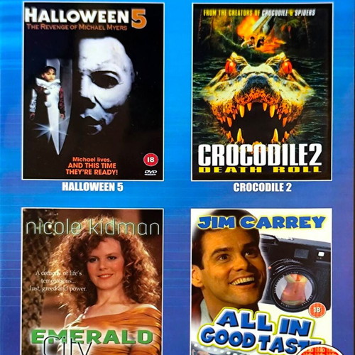 DVD 4 Film Collection: Halloween 5, Crocodile 2, Emerald City, All in Good Taste