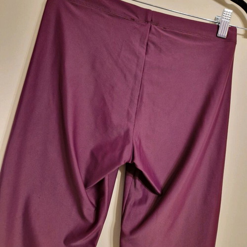 Enzzo shiny purple leggings medium like new