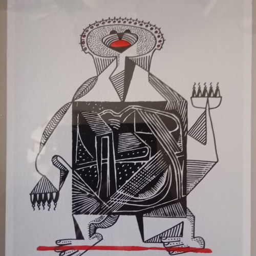 Limited Edition Art Print by A.Kipades framed, used
