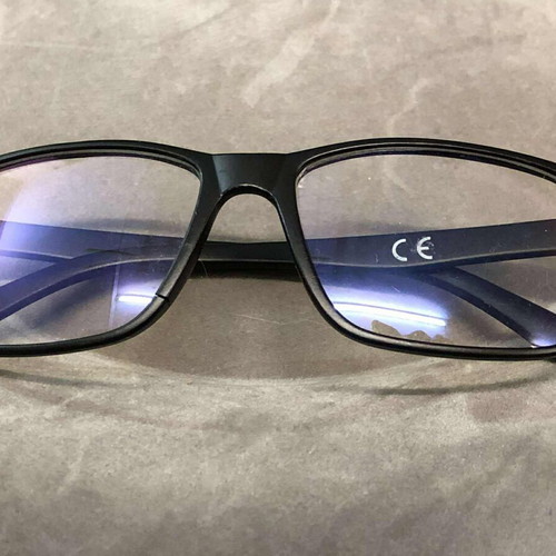 Anti-Blue Light Screen Protection Glasses black frame used, unisex