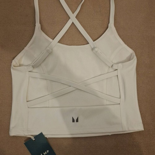 MP Tempo Ultra Cross Back women's sleeveless top new, vanilla, size S