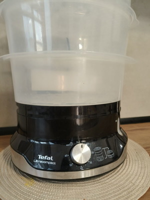 Tefal Ultracompact ατμομάγειρας 9lt μεταχειρισμένος με 3 επίπεδα μαγειρέματος