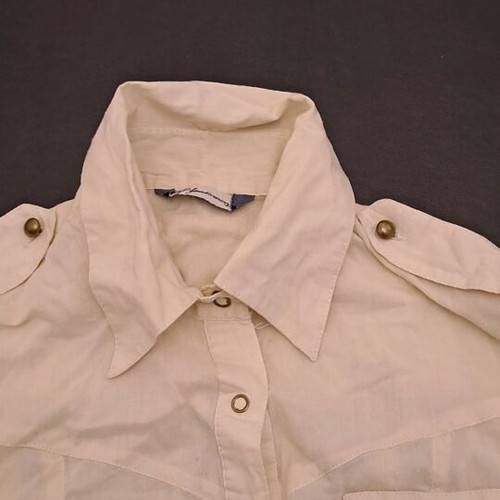 Vintage Stradivarius shirt used, beige, size S