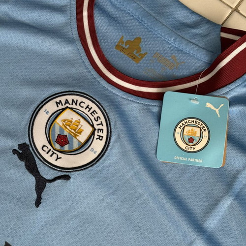 Manchester City 2022/23 Home Jersey, official replica