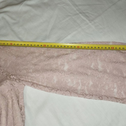 Hype pink-nude dress with lace like new, size M