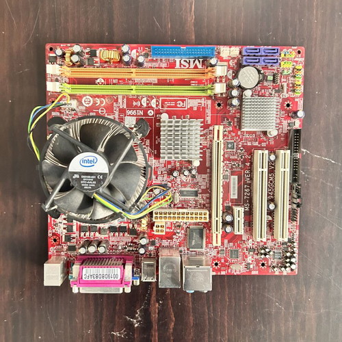 MSI motherboard with Intel processor like new