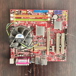 MSI motherboard with Intel processor like new