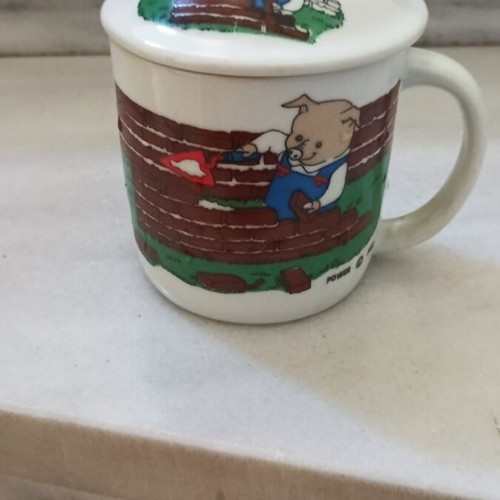 Power 1992 Mug with Lid The Three Little Pigs new
